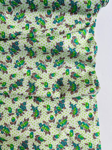 Fruit Blossom - Off White/Green/Blue - MomNSon