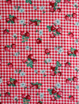 Check & Strawberry - Red (E) - 30's Collection - Atsuko Matsuyama - Yuwa