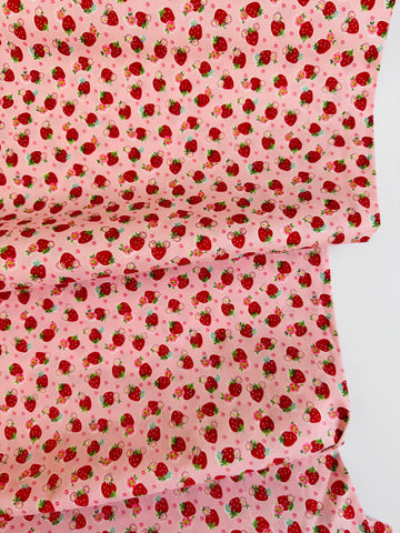 Cutie Berry - Pink with Red Berry (B) - Atsuko Matsuyama - 30's Collection - Yuwa