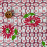 Pantry 30's Collection - Margaret Square - Pink (B) - Textile Pantry