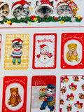 Christmas Card - Panel -Uncle Cat
