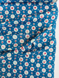 Exclusive Berries & Birds - Blue - Atsuko Matsuyama - 30's Collection - Yuwa