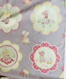 Sunbonnet Sue Dresden Flower Panel - Lavender - Kumiko Minami - Japanese Import