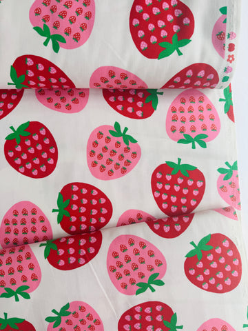 Fruit In Fruit - Strawberries - White - Koko Seki