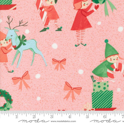 Tiny Christmas - Elves - Cotton Candy - LizzyHouse - Moda