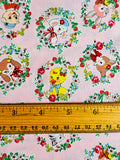 Animal Wreath - Pink (A) - Atsuko Matsuyama - 30's Collection - Yuwa