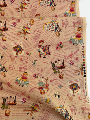 Cheery Days - Text -  Pink - Koko Seki