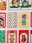 Christmas Card - Panel -Uncle Cat