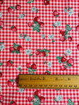 Check & Strawberry - Red (E) - 30's Collection - Atsuko Matsuyama - Yuwa