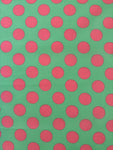 Candy Party - Mint with Pink Dot - Kokka