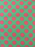 Candy Party - Mint with Pink Dot - Kokka