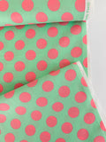 Candy Party - Mint with Pink Dot - Kokka