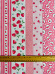 Happy Message 30's - Strawberry Stripe - Pink - Atsuko Matsuyama - Sojitsu