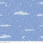 Forever Neverland - Pixie Dust - Periwinkle - Jill Howarth - Riley Blake Designs
