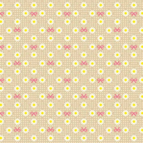 Margaret & Sophie 8- Retro Margaret Flower - Beige - Quilt Gate