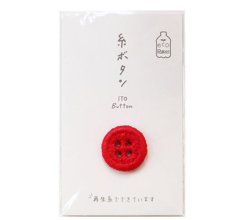 Thread Button - 18 mm - Red - Kawaguchi