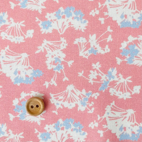 Textile Pantry's 30's - Wild Bouquet - Pink - Textile Pantry