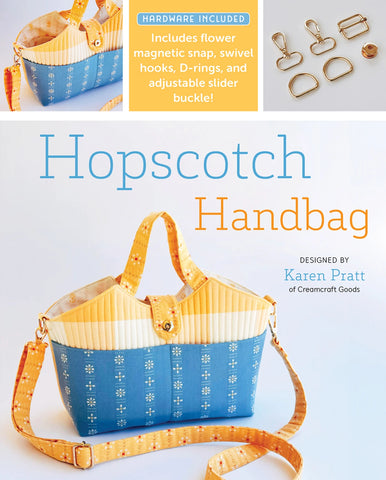 Hopscotch Handbag - Karen Pratt - Cream Craft Goods - Zakka Workshop