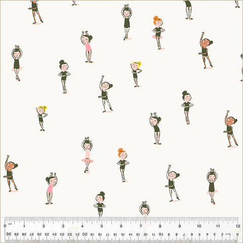 Studio Edit - Ballerinas - Cream - Heather Ross - Windham