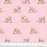 Studio Edit - Dream Bike - Pink - Heather Ross - Windham