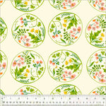 Studio Edit - Floral Wreaths - Cream - Heather Ross - Windham