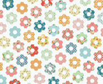 Flower Market - Grandmother's Garden Quilt Panel - Elea Lutz - Poppie Cotton