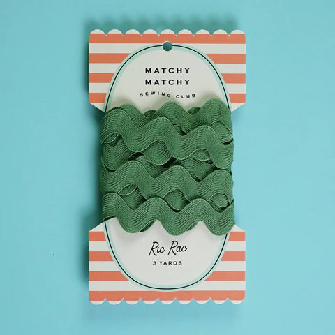 Big Ric Rac - Jungle Gym - Green - Matchy Matchy Sewing Club