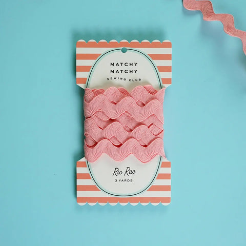 Big Ric Rac - Pink Taffy - Pink - Matchy Matchy Sewing Club