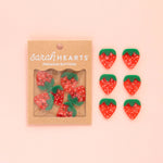 Strawberry Button - Large - Sarah Hearts