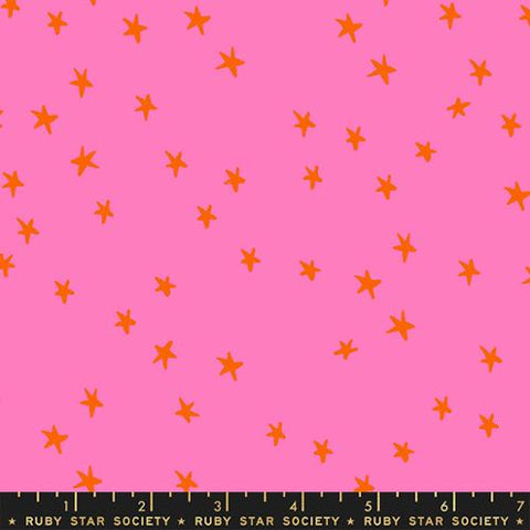 Starry - Vivid Pink - Ruby Star - Moda