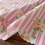Pantry 30's Collection - Bouquet and Stripe - Pink (B) - Textile Pantry