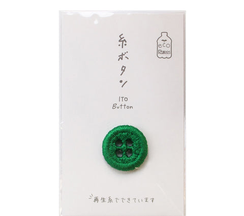 Thread Button - 18 mm - Green - Kawaguchi