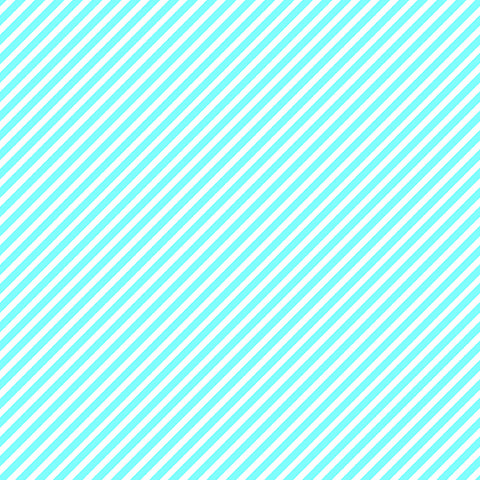 Candy Stripe - Aqua - Sweet Shoppe - Andover