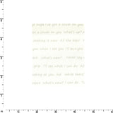 Simple Pattern - Text - White - Junko Matsuda - Westex