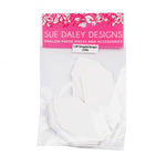 1- 3/8 inch Elongated Hexagon Papers - Sue Daley