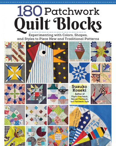 180 Patchwork Quilt Blocks - English Version - Suzuko Koseki