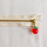 Apple Fruit Zipper - Antique Red