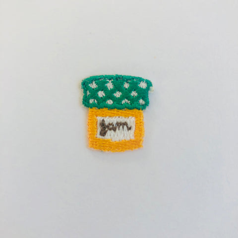 Jam with Green Lid Patch - Green - Patch - Japanese Import