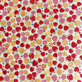Fancy Berry - Cream and Pink - Atsuko Matsuyama - 30's Collection - Yuwa