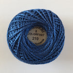 Valdani Size 8 Perle Cotton - Color 210 Sapphire