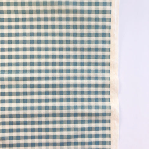 Gingham Check - Aqua Blue - Live Life Collection - Yuwa