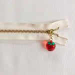 Strawberry Fruit Zipper - Clear Red