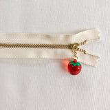 Strawberry Fruit Zipper - Clear Red