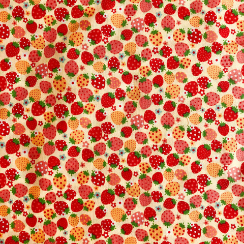 Fancy Berry - Yellow and Red - Atsuko Matsuyama - 30's Collection - Yuwa