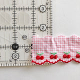 Cherry Gingham Trim - Atsuko Matsuyama