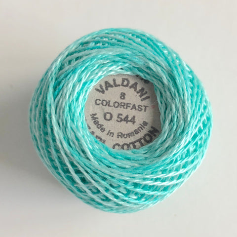 Valdani Size 8 Perle Cotton - Color 0544 Pond Ripple