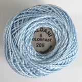 Valdani Size 8 Perle Cotton - Color 205 Soft Sky Blue