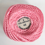 Valdani Size 8 Perle Cotton - Color 48 Baby Pink Medium