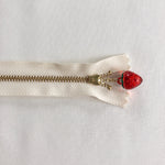 Strawberry Fruit Zipper - Clear Red