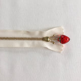 Strawberry Fruit Zipper - Clear Red